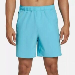 NWT - DSG Men's 6" Agility Woven Blue Spray Comfy Shorts, Large
